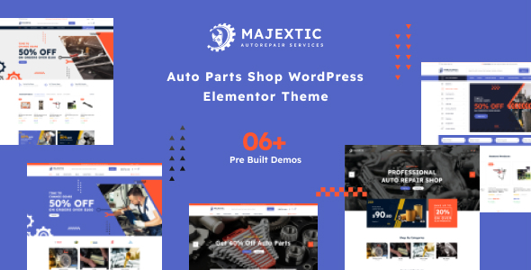 Majextic - Auto Parts WooCommerce Theme