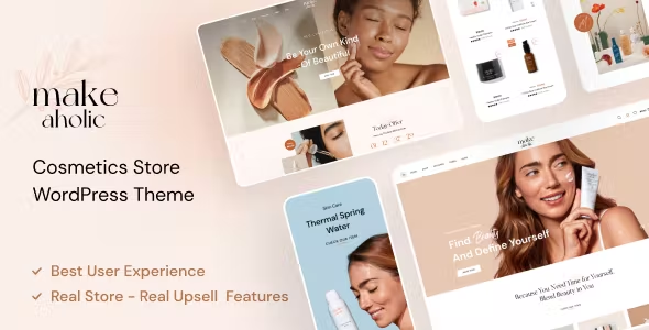 Makeaholic - Beauty Cosmetics WordPress Theme