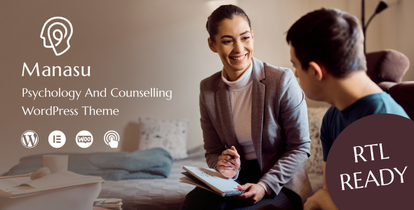 Manasu - Psychology and Counseling WordPress Theme