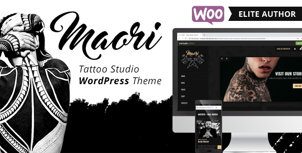 Maori - Tattoo Studio WordPress Theme