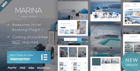 Marina - Hotel Resort WordPress Theme