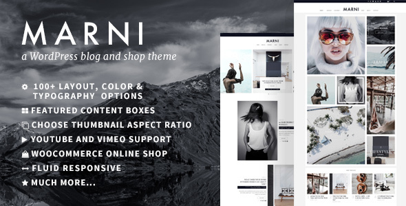 Marni – a WordPress Blog & Shop Theme