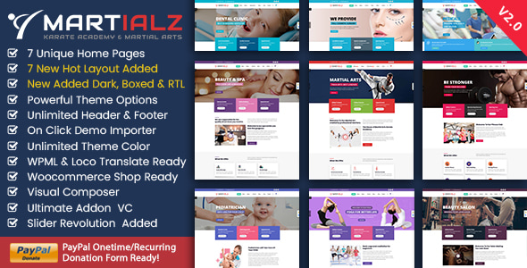 Martialz - Martial Arts Training WordPress Theme