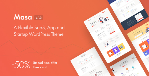 Masa - Creative Startup WordPress Theme