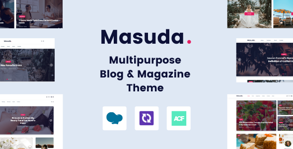 Masuda - Multipurpose Blog & Magazine WordPress Theme