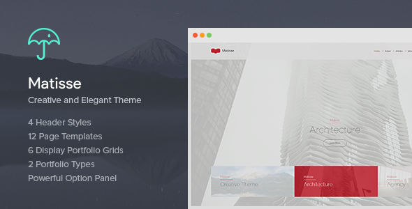 Matisse - Creative & Elegant Theme