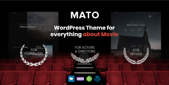 Mato - Movie Studios and Filmmakers WordPress Theme