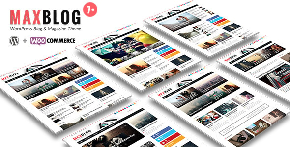 MaxBlog - Flat News Magazine Blog WordPress