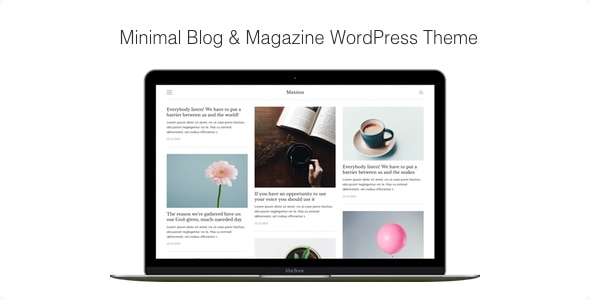 Maxima - Minimal Blog & Magazine WordPress Theme