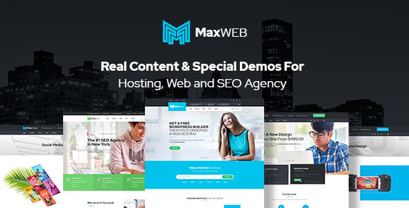 MaxWeb - Hosting & SEO Agency WordPress Theme