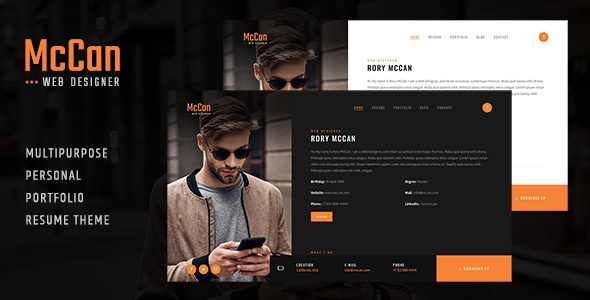 McCan - Portfolio WordPress Theme