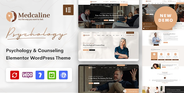 Medcaline - Psychology & Counseling WordPress Theme