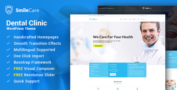 Medical & Dentist WordPress Theme