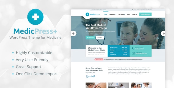 MedicPress - Medical WordPress Theme for Clinics and Private Doctors