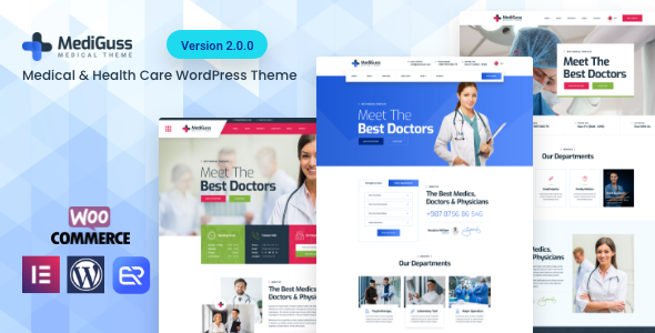 Mediguss - Medical WordPress Theme