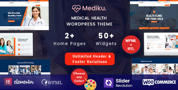 Mediku - Medical Health WordPress Theme