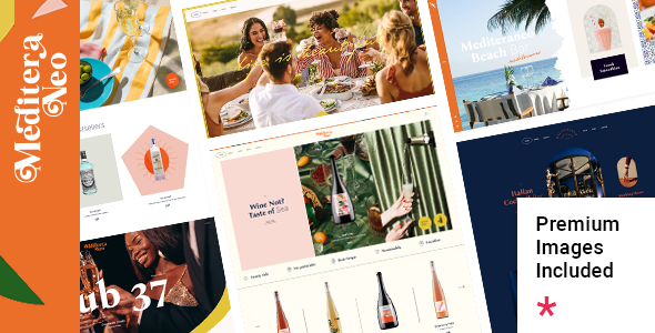 Mediteraneo - Restaurant, Bar & Drink Brand Theme