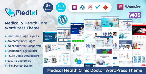 Medixi - Doctor & Medical Health Care WordPress Theme