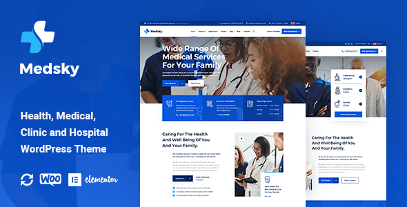 Medsky - Health Medical Clinic WordPress Theme