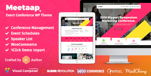 Meetaap - Event & Conference WordPress Theme