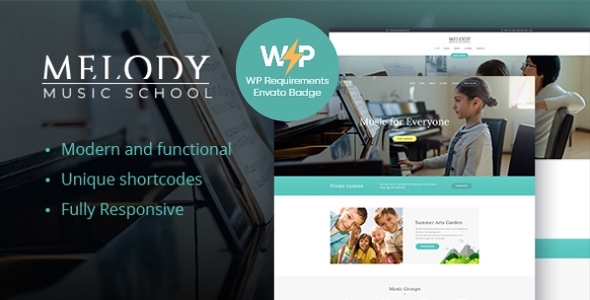 Melody - Arts & Music School WordPress Theme