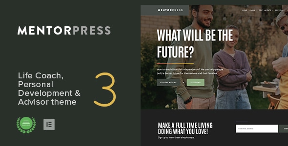 MentorPress - Life Coach & Advisor WordPress theme