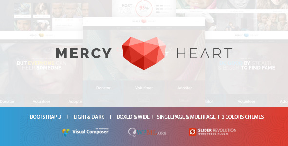 Mercy Heart - Modern Charity WordPress Theme