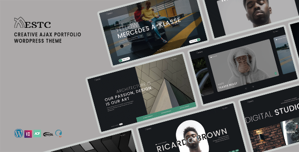 Mestc - Creative Ajax Portfolio WordPress Theme