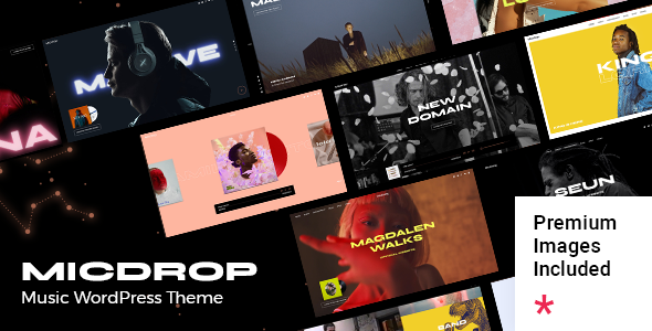 Micdrop - Music WordPress Theme