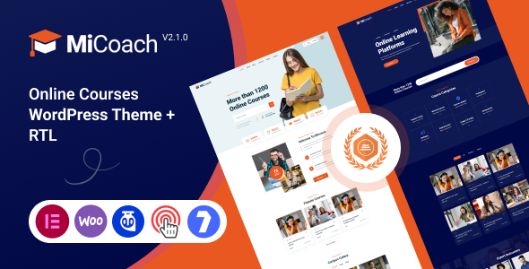 MiCoach - Online Courses WordPress Theme + RTL