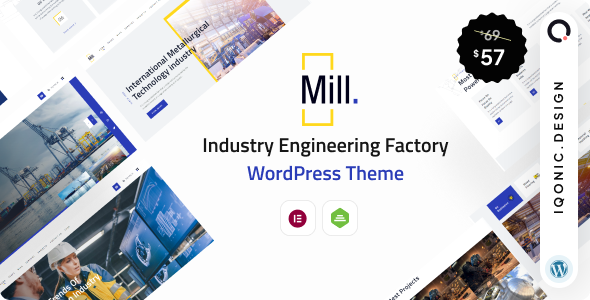 Mill | Industrial WordPress Theme