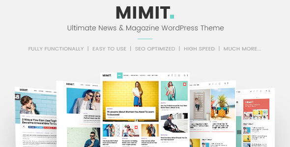 Mimit - Ultimate News & Magazine WordPress Theme