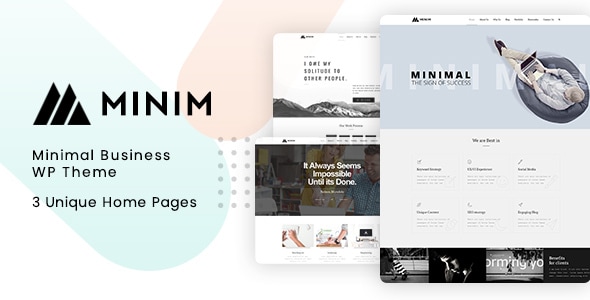 Minim - Minimal  WordPress Theme