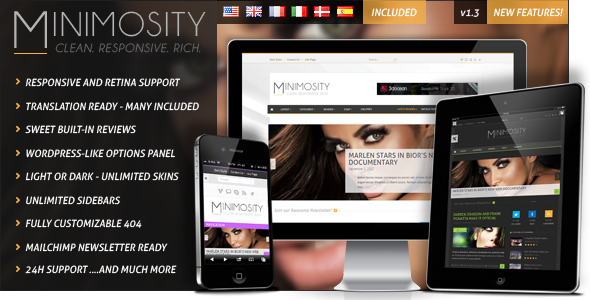 Minimosity - Magazine, Reviews and News WP Theme