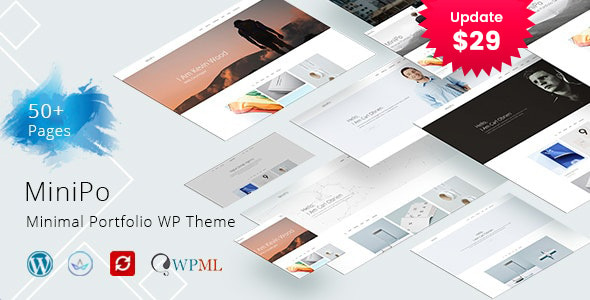 MiniPo - Multipurpose Minimal Portfolio WordPress Theme