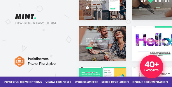 Mint - Creative Multi-Purpose WordPress Theme