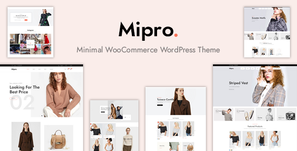 Mipro - Minimal WooCommerce WordPress Theme