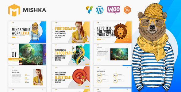 Mishka - Creative Portfolio WordPress Theme