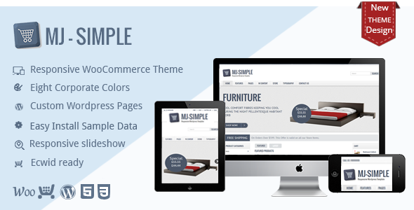 MJ Simple - Responsive WooCommerce theme