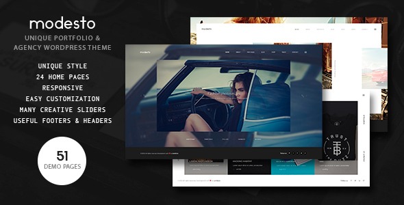 Modesto - Photography Portfolio WordPress Theme