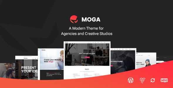 Moga - Creative Agency & Business WordPress Theme