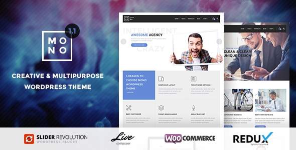 Mono - Creative Multipurpose WordPress Theme