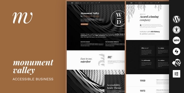 Monument Valley - Accessible Business & WooCommerce WordPress Theme