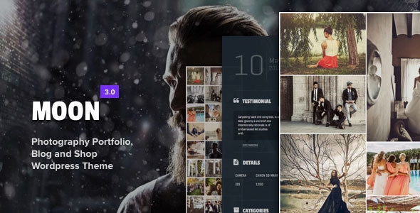 Moon - Photography Portfolio Theme for WordPress