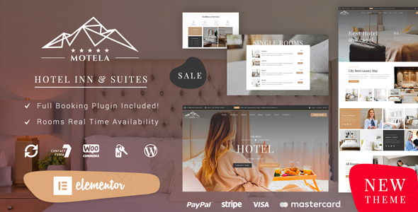 Motela - Hotel WordPress Theme