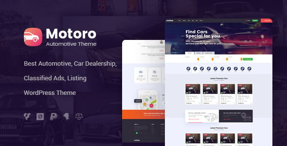 Motoro - Automotive Car Dealer WordPress Theme