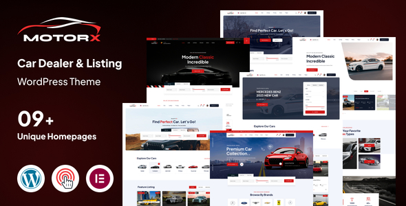 Motorx - Car Dealer & Listing WordPress Theme