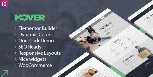 Mover - Moving Company & Storage Services WordPress Theme