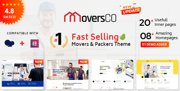 MoversCO - Movers & Packers WordPress Theme