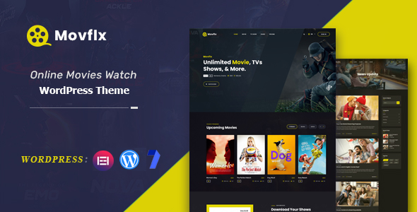 Movflx - Video Production and Movie WordPress Theme